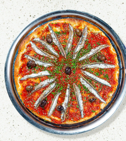 Pizza de anchoas